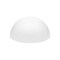 White Half Sphere Foam Ball for DIY Crafts, Large Hollow Dome for Art Supplies (11.4 x 6 In)